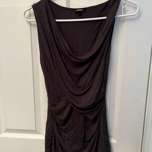 Express Draped Sleeveless top